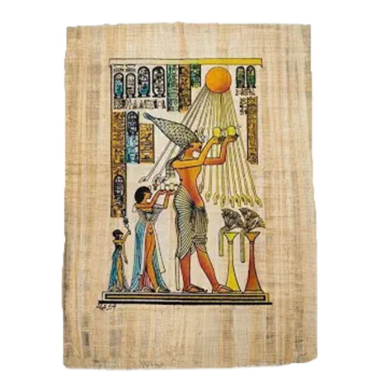 Original Egyptian Papyrus Paper Painting (43×33cm)