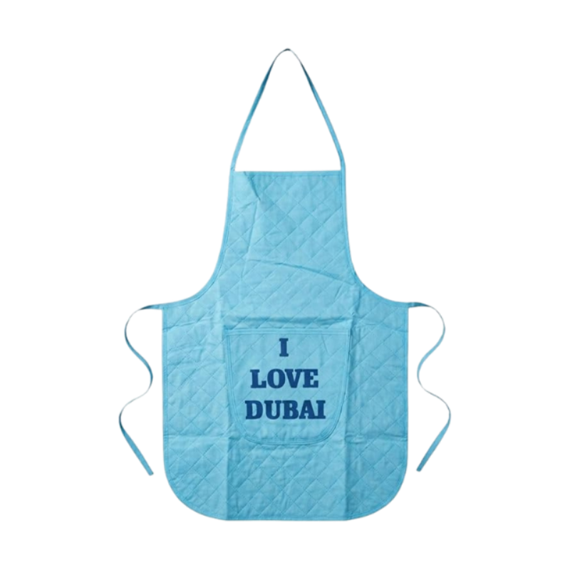 I Love Dubai Quilted Kitchen Apron