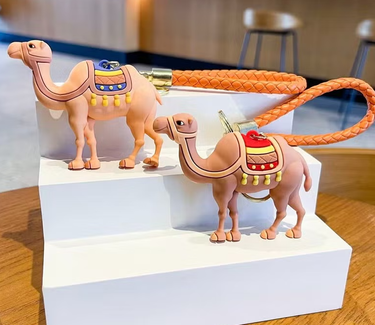 Dressed Camel Keychain