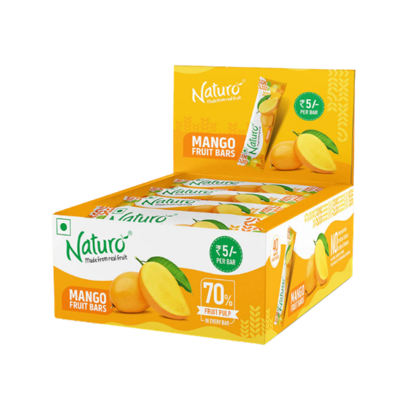 Mango Fruit Bars (Pack of 40)