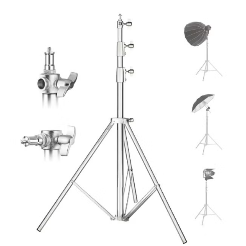 COOPIC L-280M Stainless Steel Light Stand