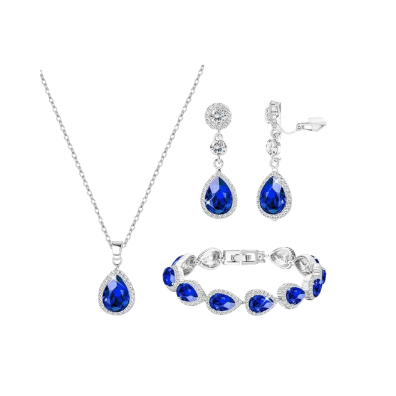 Bridal Jewelry Set Wedding Crystal