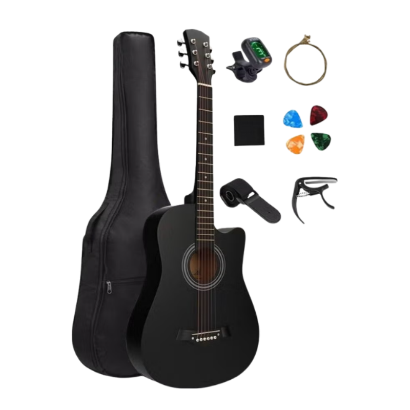 38-Inch Guitar With Accessories Set